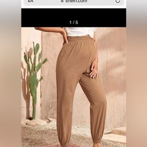 Shein Maternity Paper Bag pants